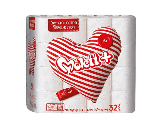 נייר טואלט מולט 32 גלילים